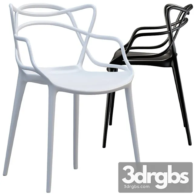 Kartell masters chair 2 3D Model Free