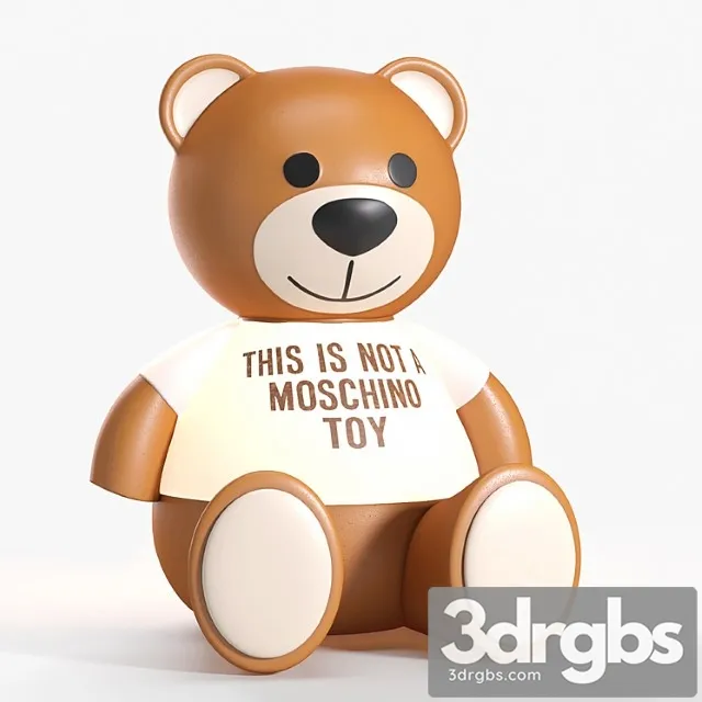 Kartell Moschino Bear Toy Lamp 3D Model Free