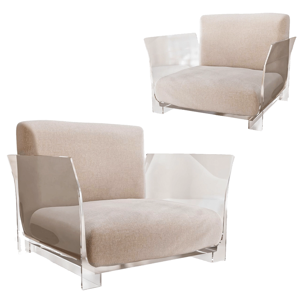 Kartell - Outdoor armchair Pop 3D Model