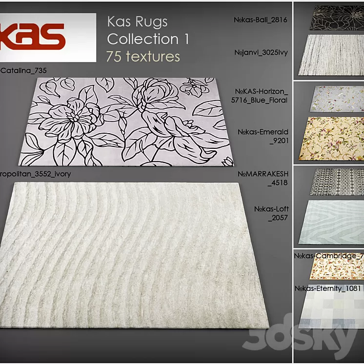 Kas rugs 3D Model