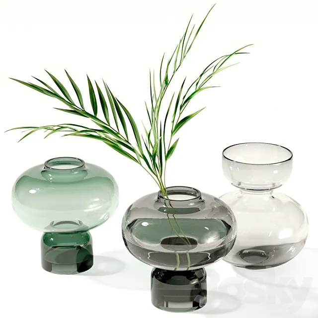 Kasablanka Vases Set 3DModel