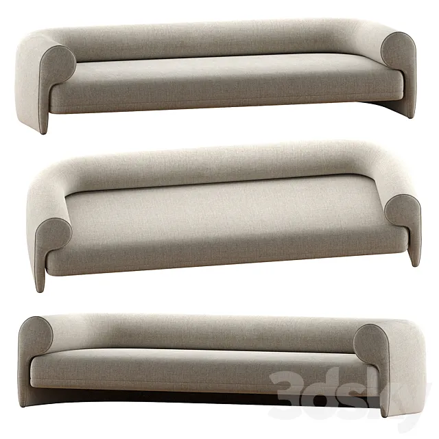 Kasba Sofa by Andrea Bonini 3D Model
