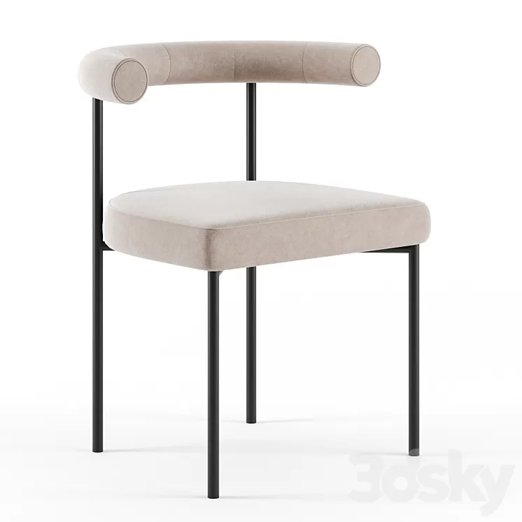 Kashmir chair by Resident 3D Model