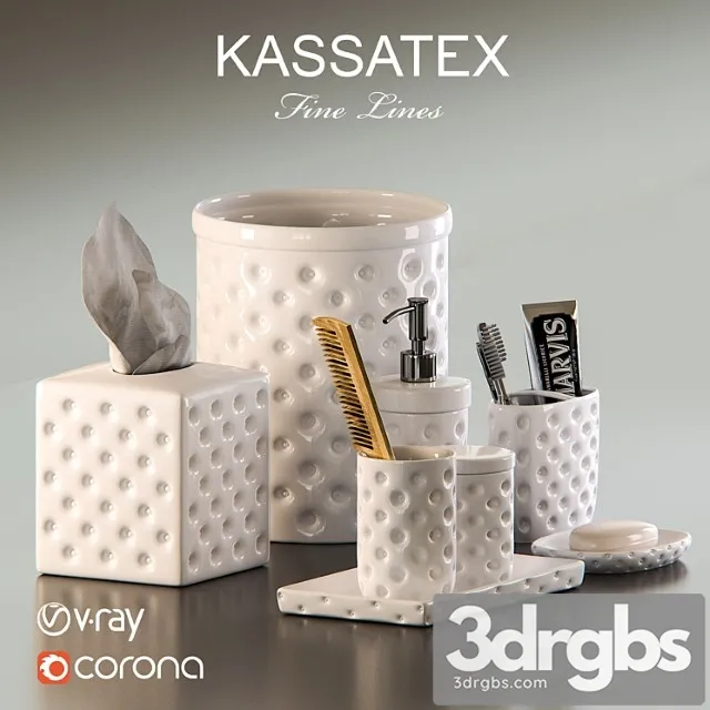 Kassatex Home Savoy Accessories 3D Model Free