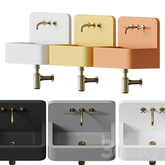 Kast elm basin 3D Model