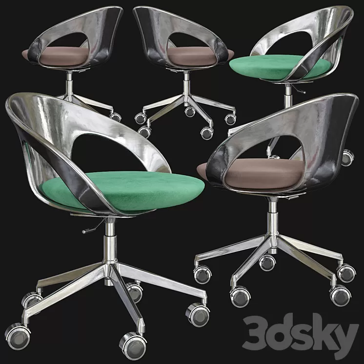Kastel KRIZIA Office Chair 3D Model