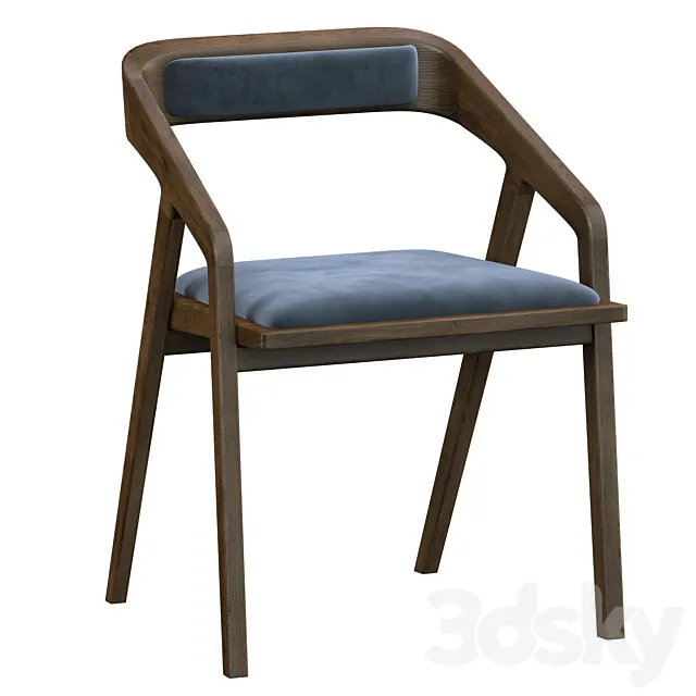 Katakana Dining chair 3D Model