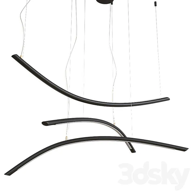 Katana Ceiling Lamp 3DModel