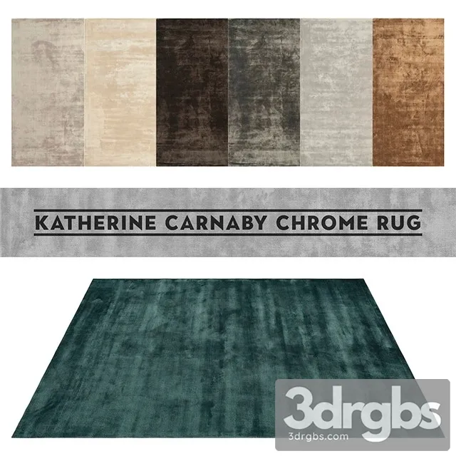 Katherine Carnaby Chrome Rug 3D Model Free