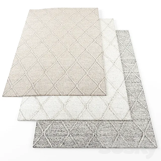 Katherine Carnaby Coast Diamond Rugs 3D Model