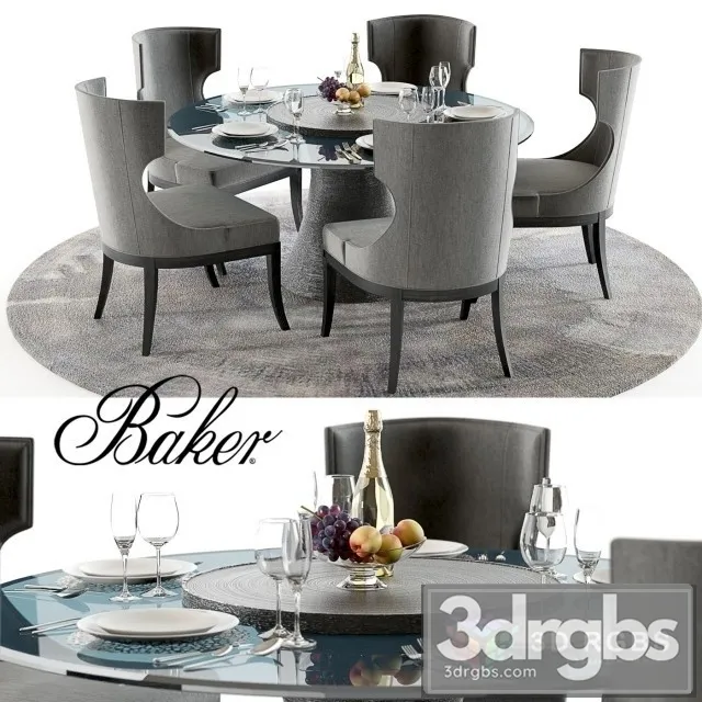 Katoucha Marat Table and Chair 3D Model Free