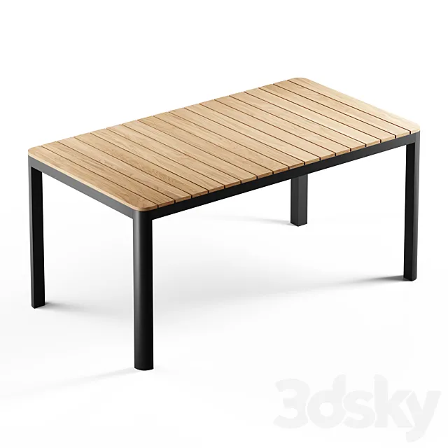 Kave Home – Bona Solid table 3D Model