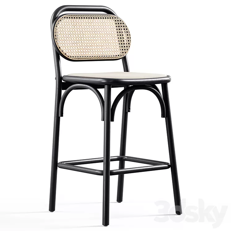 Kave Home - Doriane - Bar stool 3D Model Free