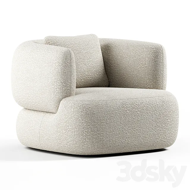 Kave Home - Martina Armchair 3D Model