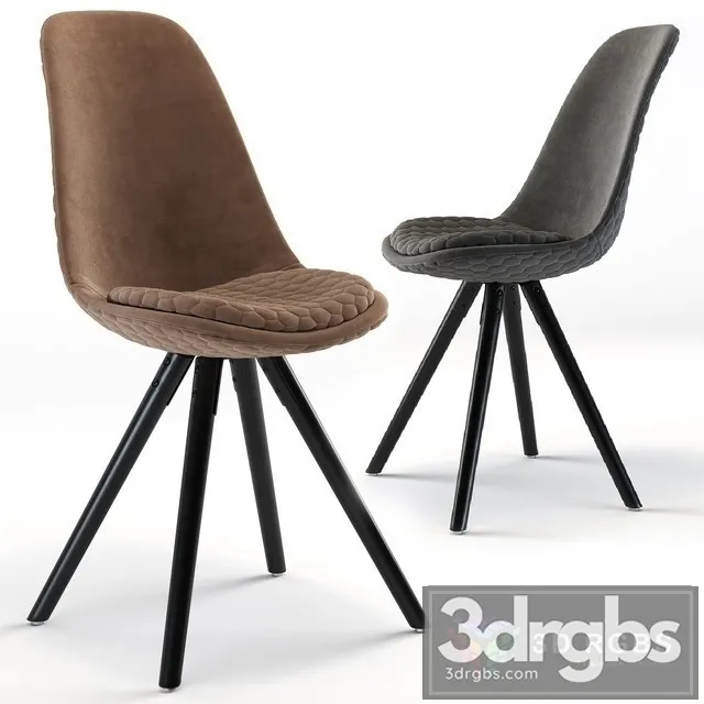 Kave Lars Chair Upholstered 3D Model Free