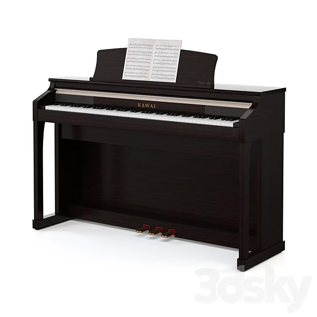 Kawai Concert Artist CA 17 3DModel