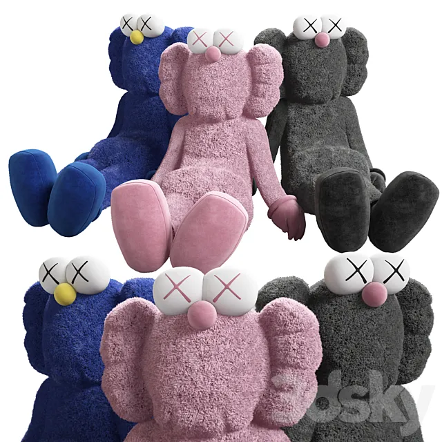 Kaws Bff Doll 3DModel