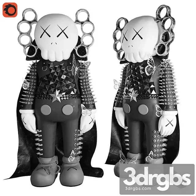 Kaws Dark 3D Model Free