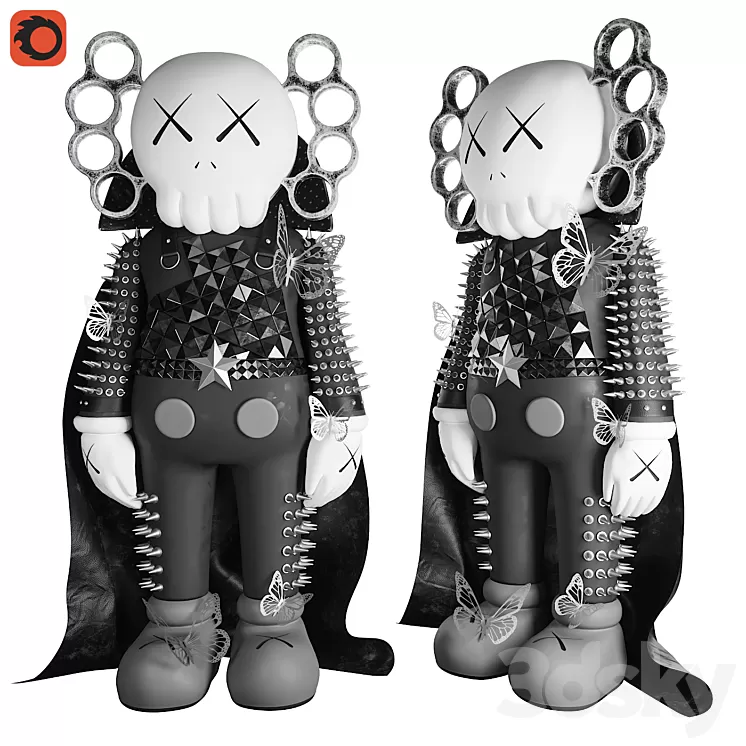 KAWS DARK 3D Model