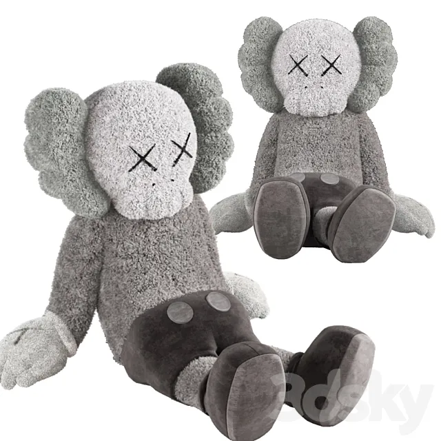 kaws doll 3DModel