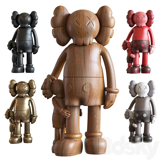 Kaws Good Intentions 2021 3DModel