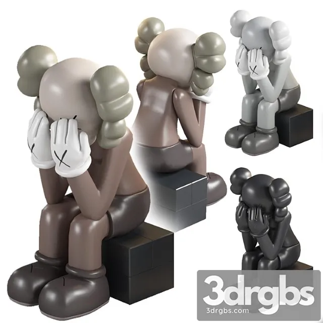 Kaws Passing Through 3D Model Free