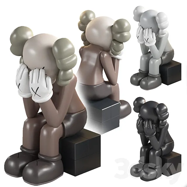 kaws Passing Through 3DModel