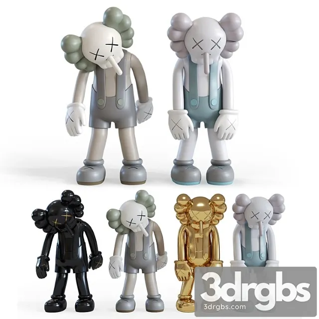 Kaws Small Lie 1 3D Model Free