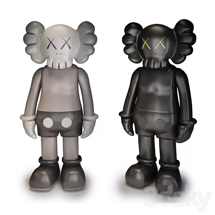 Kaws Toys 3D Model