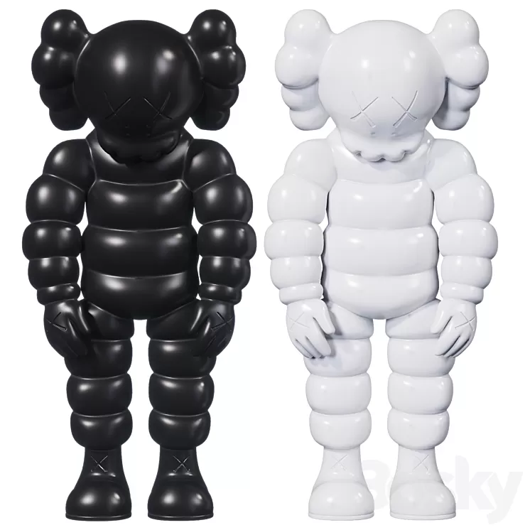 Kaws What Party 3D Model