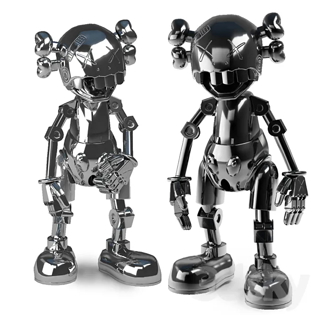 Kaws x hajime sorayama 3DModel