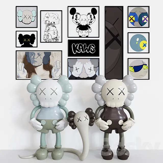 KAWS_COMPANION_SET 3DModel