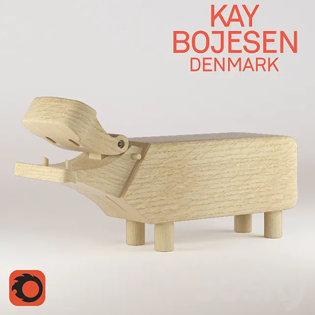 KAY BOJESEN Hippo 3DModel