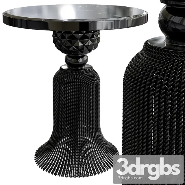Kay noir marble tassel table 2 3D Model Free