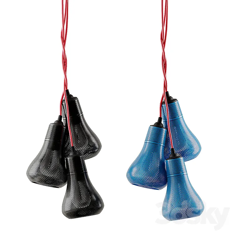 KAYANS Pendants by Plumen Chandelier 3D Model Free