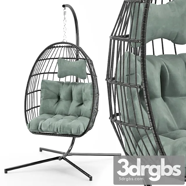 Kcasa Rattan Chair 3D Model Free