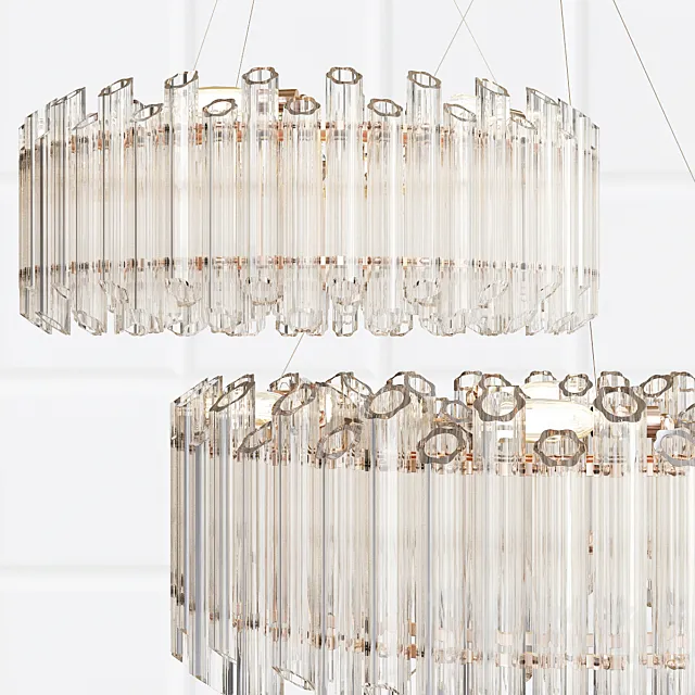 Kebo amazing glass chandelier 3D Model