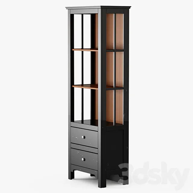 Keefe Bookcase - Black 3D Model