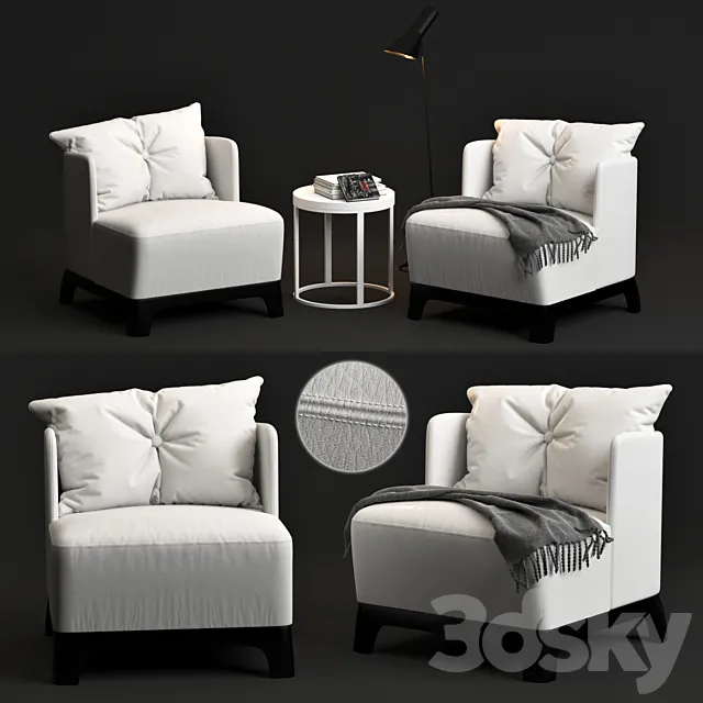 Keeton Merididani armchair 3D Model