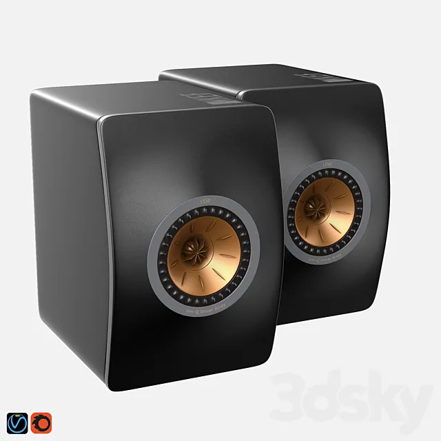 KEF LS50 3D Model