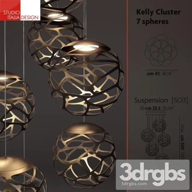 Kelly Cluster 3D Model Free