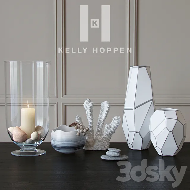 Kelly Hoppen | Orbit Vase set 3DModel
