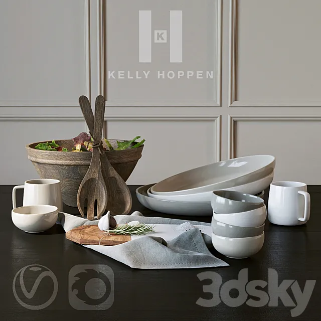 Kelly Hoppen | Tableware 3D Model