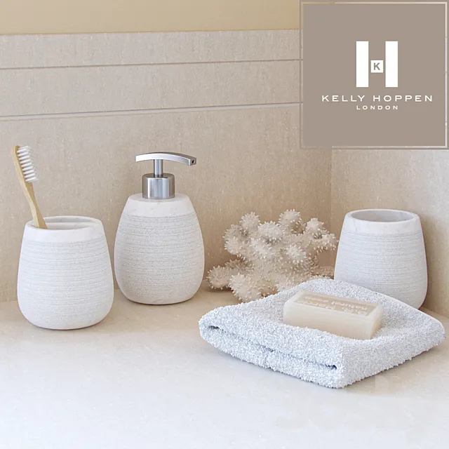 Kelly Hoppen | Textured Stone Accessories 3D Model