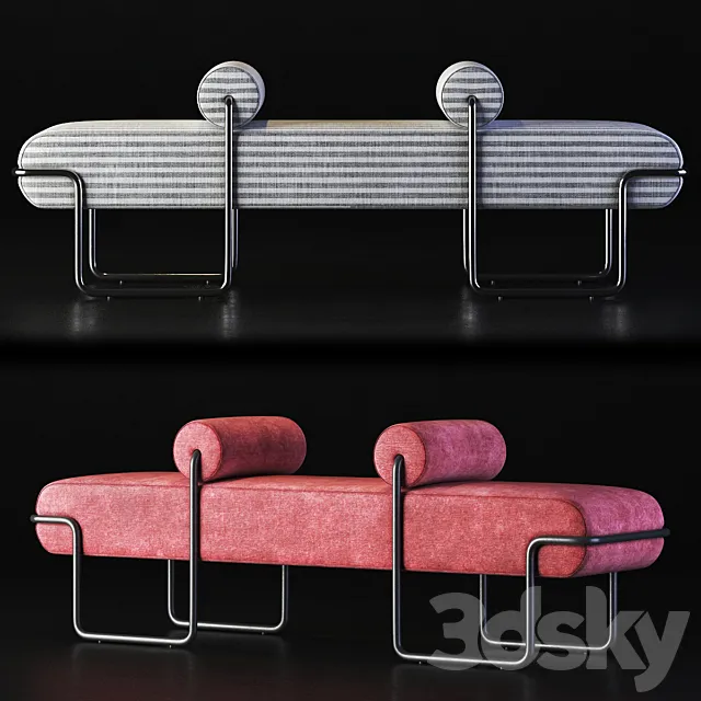 Kelly Wearstler Ardent Bench 3DModel