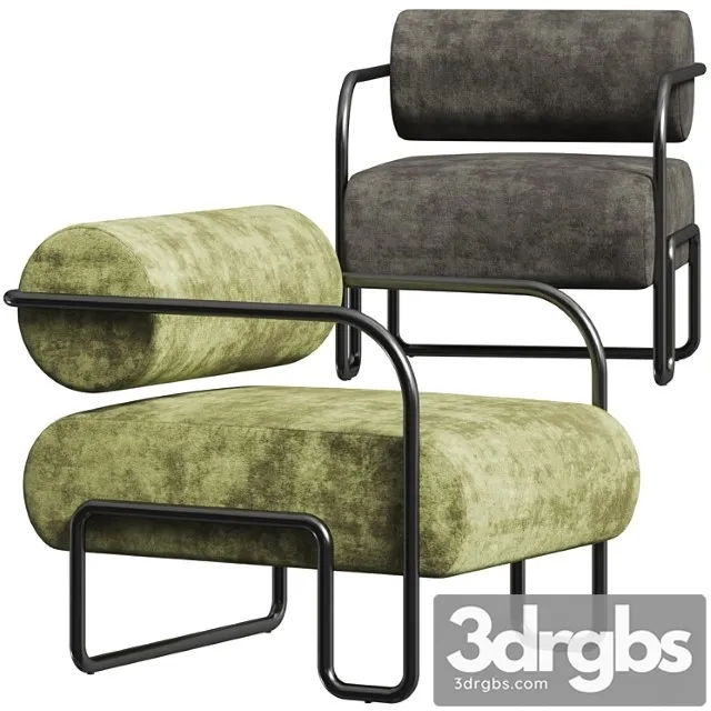 Kelly Wearstler Ardent Club Chair 1 3D Model Free