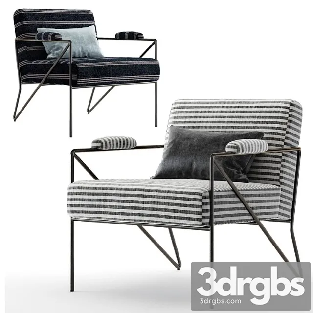 Kelly wearstler emmett lounge chair 3D Model Free
