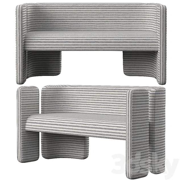 Kelly Wearstler Fairfax Settee 3DModel