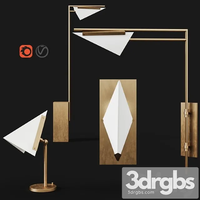 Kelly wearstler forma set 3D Model Free