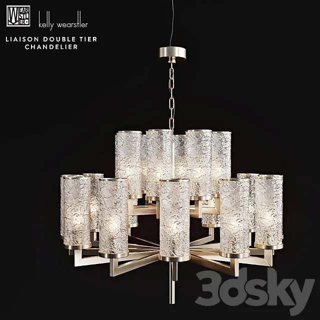 Kelly Wearstler Liaison Double Tier Chandelier 3DModel